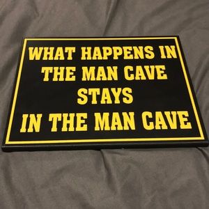 Man cave sign